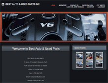 Tablet Screenshot of bestautousedparts.com